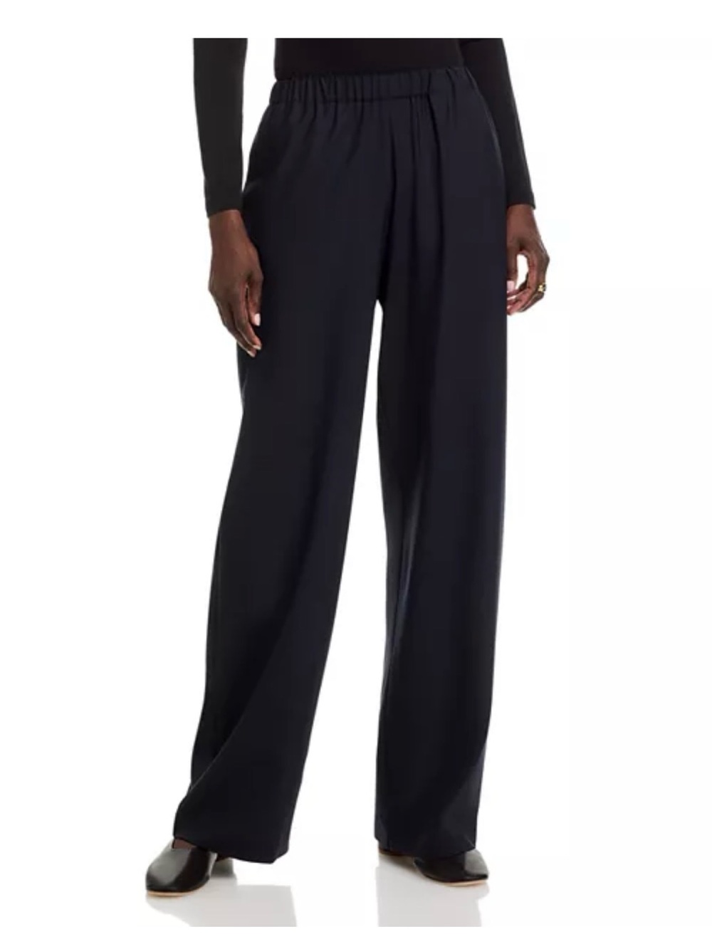 💙 $945 Fabiana Filippi Midnight Blue Viscose Pants